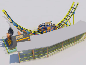 Disco-Fahrten 3D Modell