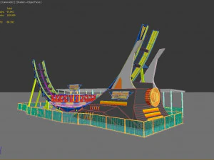 Disco-Fahrten 3D Modell