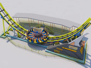 Disco-Fahrten 3D Modell