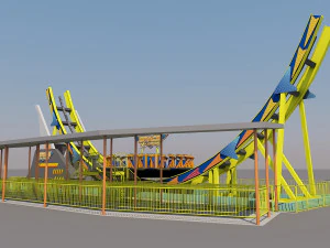 Disco-Fahrten 3D Modell