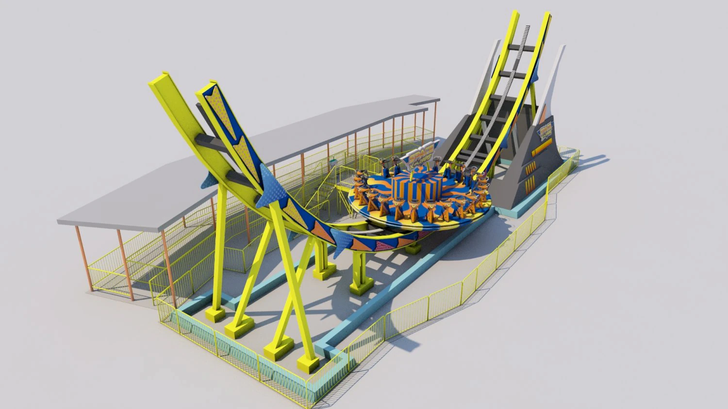 Disco-Fahrten 3D Modell .c4d .max .obj .3ds .fbx .stl .blend 