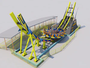 Disco rides 3D Model