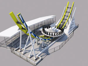 Disco-Fahrten 3D Modell