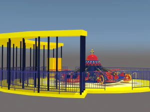 Paseos en avi&oacute;n Modelo 3D