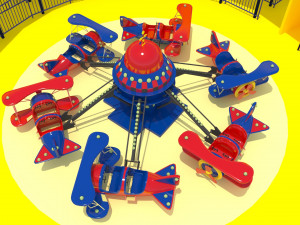 Aircraft Rides Modelo 3D