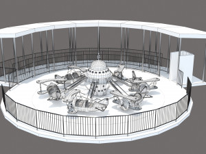 Aircraft Rides Modelo 3D