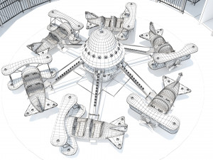 Aircraft Rides Modelo 3D