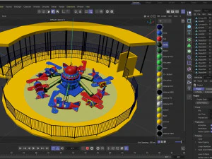 Paseos en avi&oacute;n Modelo 3D
