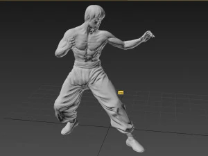 Bruce Lee 3D Print Model 3D Print Model
