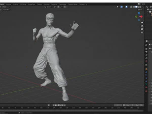 Bruce Lee 3D Print Model 3D Print Model