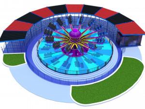 Go Go Bouncer Rides 3D Model
