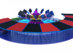 Go Go Bouncer Rides 3D Model