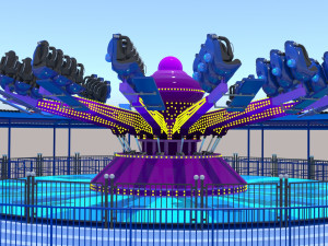 Go Go Bouncer Rides 3D Model