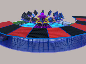 Go Go Bouncer Rides 3D Model