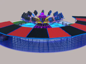 Go Go Bouncer Rides 3D Model
