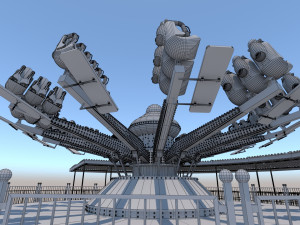 Go Go Bouncer Rides 3D Model