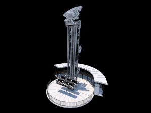 Стрибаюча жаба 3D Модель