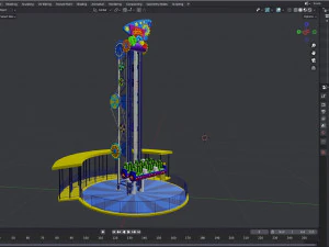Стрибаюча жаба 3D Модель