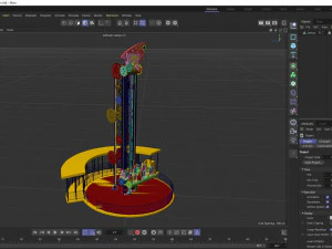 Стрибаюча жаба 3D Модель