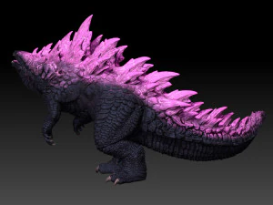 Годзілла 3d принт 3D Принт Модель