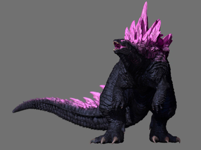 Годзілла 3d принт 3D Принт Модель .c4d .max .obj .3ds .fbx .stl .blend