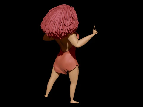 Eep Crood Character 3D Print Model