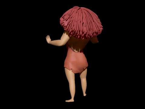 Eep Crood Character 3D Print Model