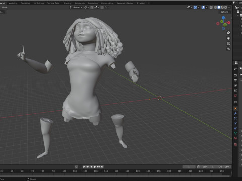 Персонаж Ип Круд 3D Принт Модель