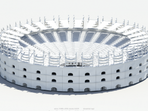 low poly colosseum 3D Model