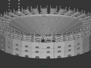 low poly colosseum 3D Model