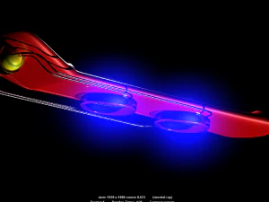 low poly hover board 3D Model