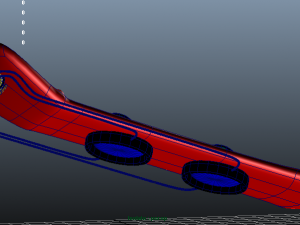 low poly hover board Model 3D