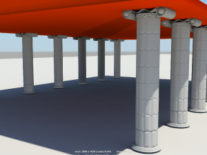 greek column Model 3D
