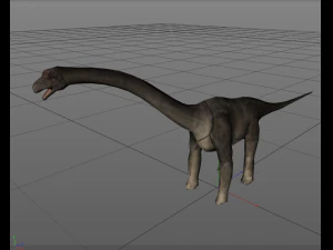 Dinosaurier-Rudel 3D Modell