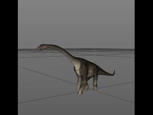 Dinosaurier-Rudel 3D Modell