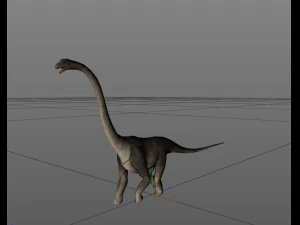 Dinosaurier-Rudel 3D Modell