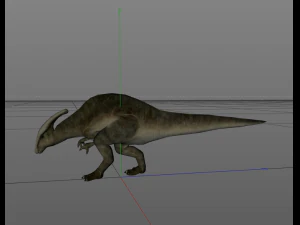 Dinosaurier-Rudel 3D Modell