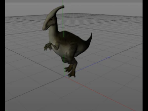 Dinosaurier-Rudel 3D Modell