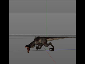 Dinosaurier-Rudel 3D Modell