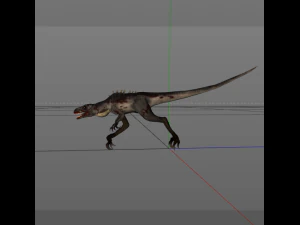 Dinosaurier-Rudel 3D Modell