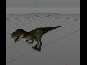 Dinosaurier-Rudel 3D Modell