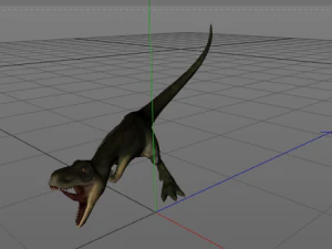 Dinosaurier-Rudel 3D Modell