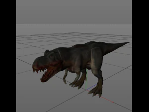 Dinosaurier-Rudel 3D Modell