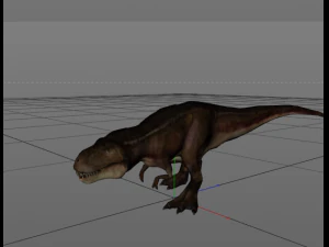 Dinosaurier-Rudel 3D Modell