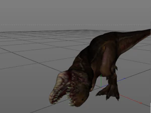 Dinosaurier-Rudel 3D Modell
