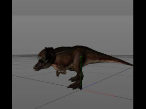 Dinosaurier-Rudel 3D Modell