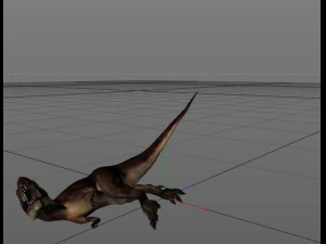 Dinosaurier-Rudel 3D Modell