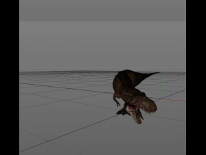 Dinosaurier-Rudel 3D Modell