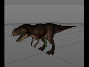 Dinosaurier-Rudel 3D Modell