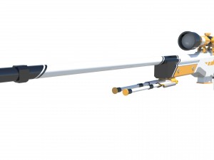 awp asiimov 3D Модель